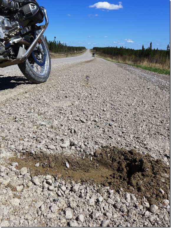 Gravel surface road 280